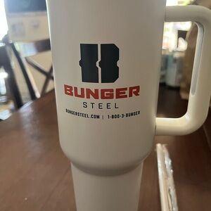 White Insulated Mug with Handle